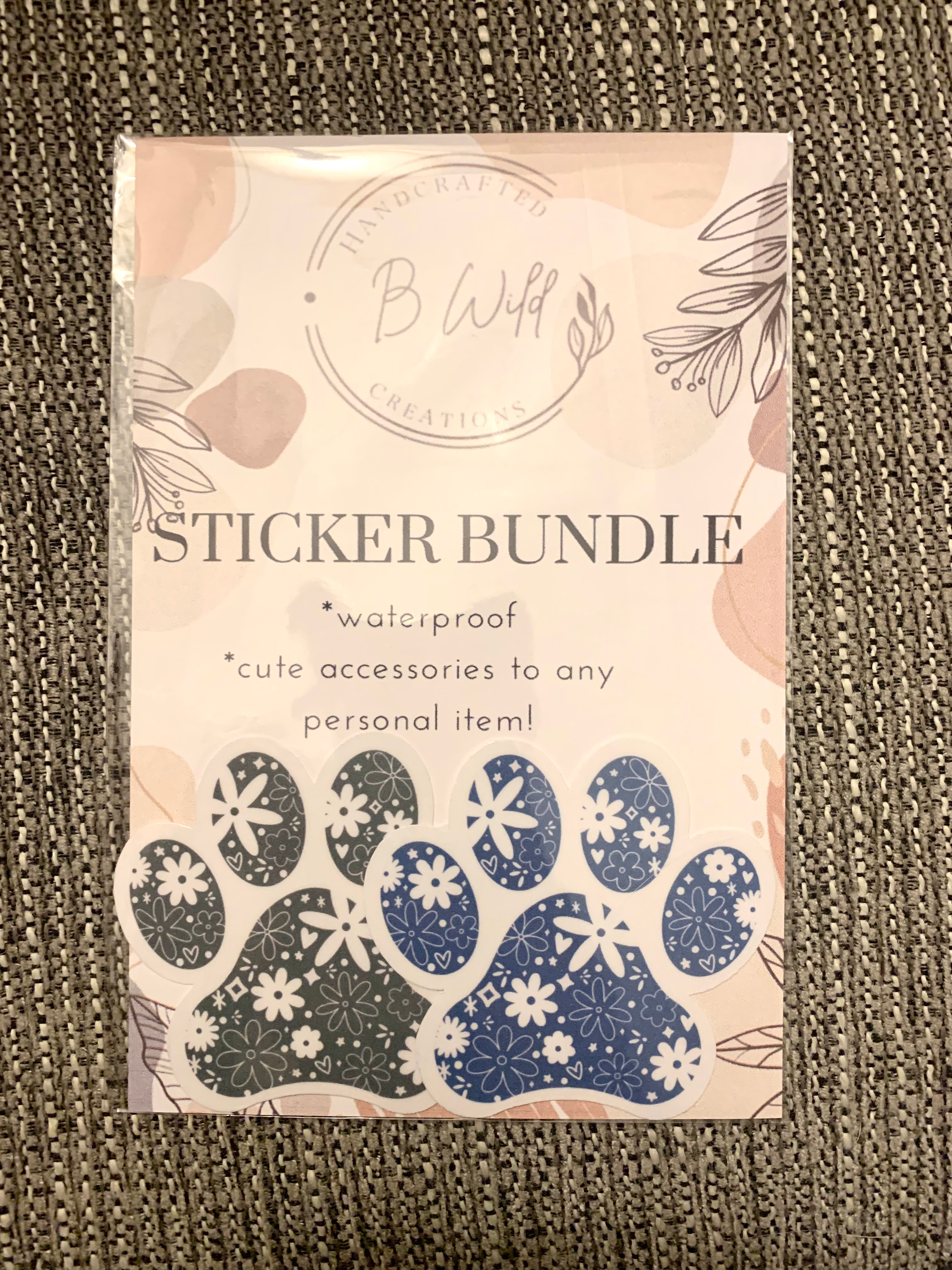 Paw Print Sticker Bundle