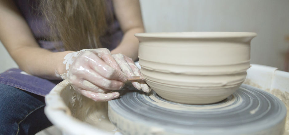 Potter Making Bowl