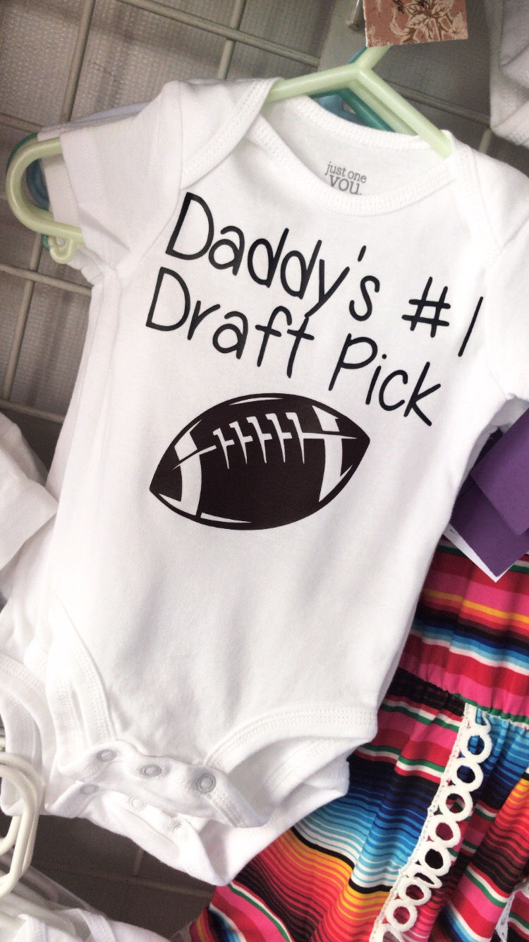 Daddy's #1 Draft Pick Bodysuit