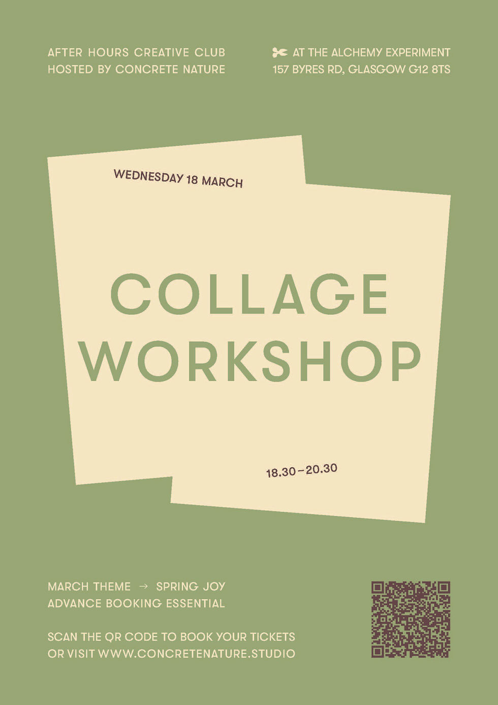 Collage Club with Concrete Nature