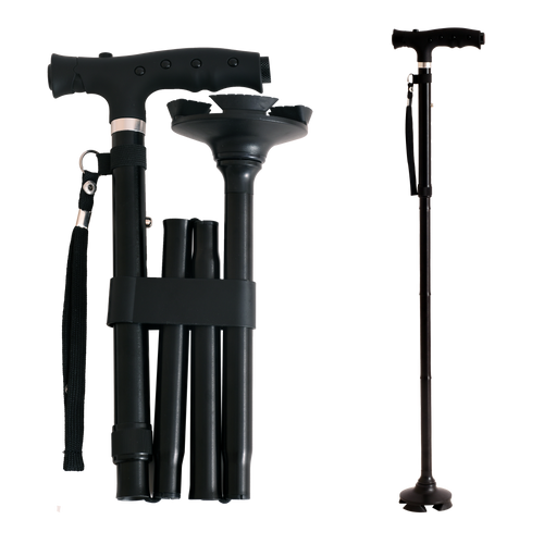 Foldable Walking Stick with Flashlight ANZHPL Wholesale