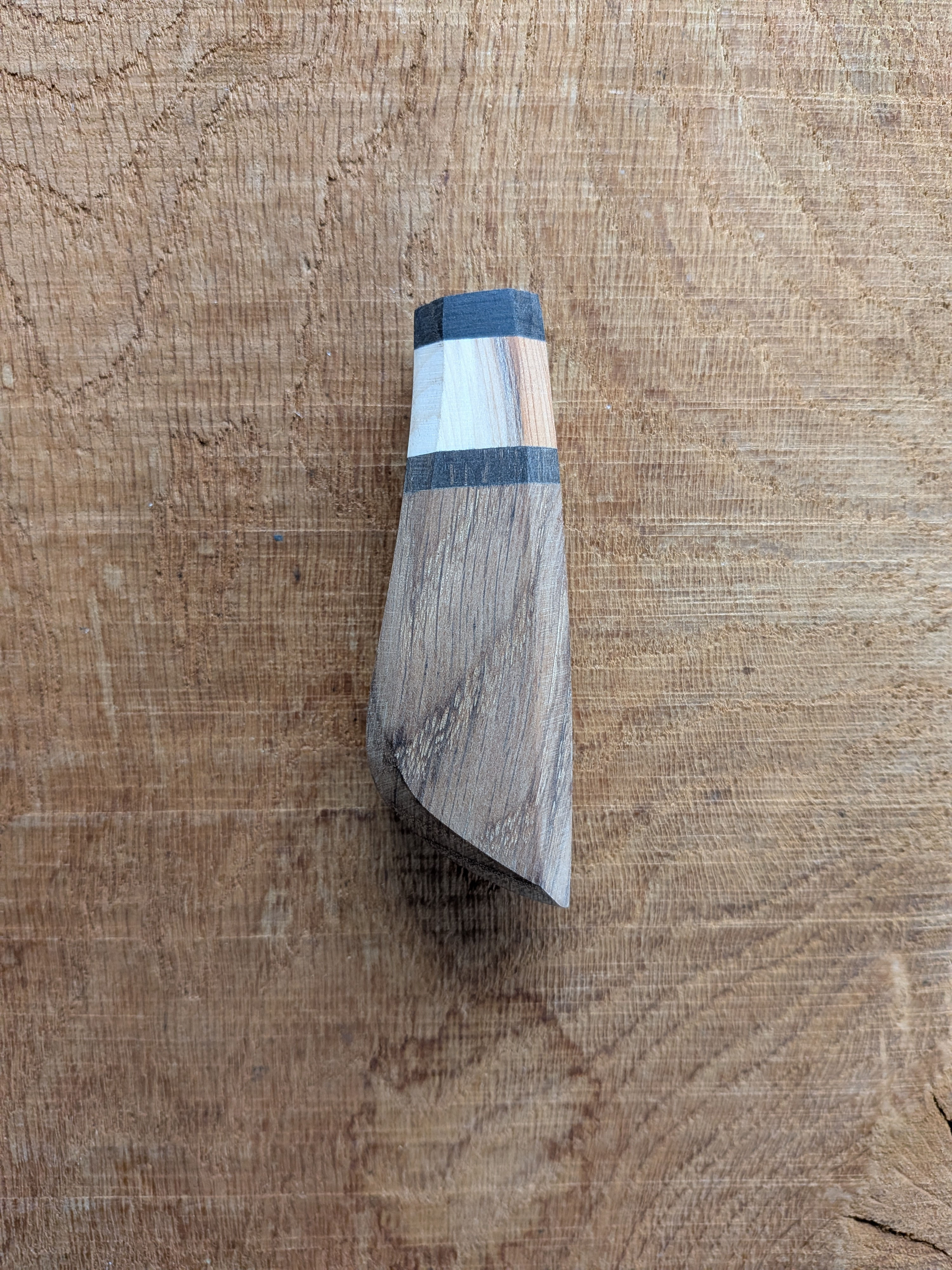 Old oak knife handle