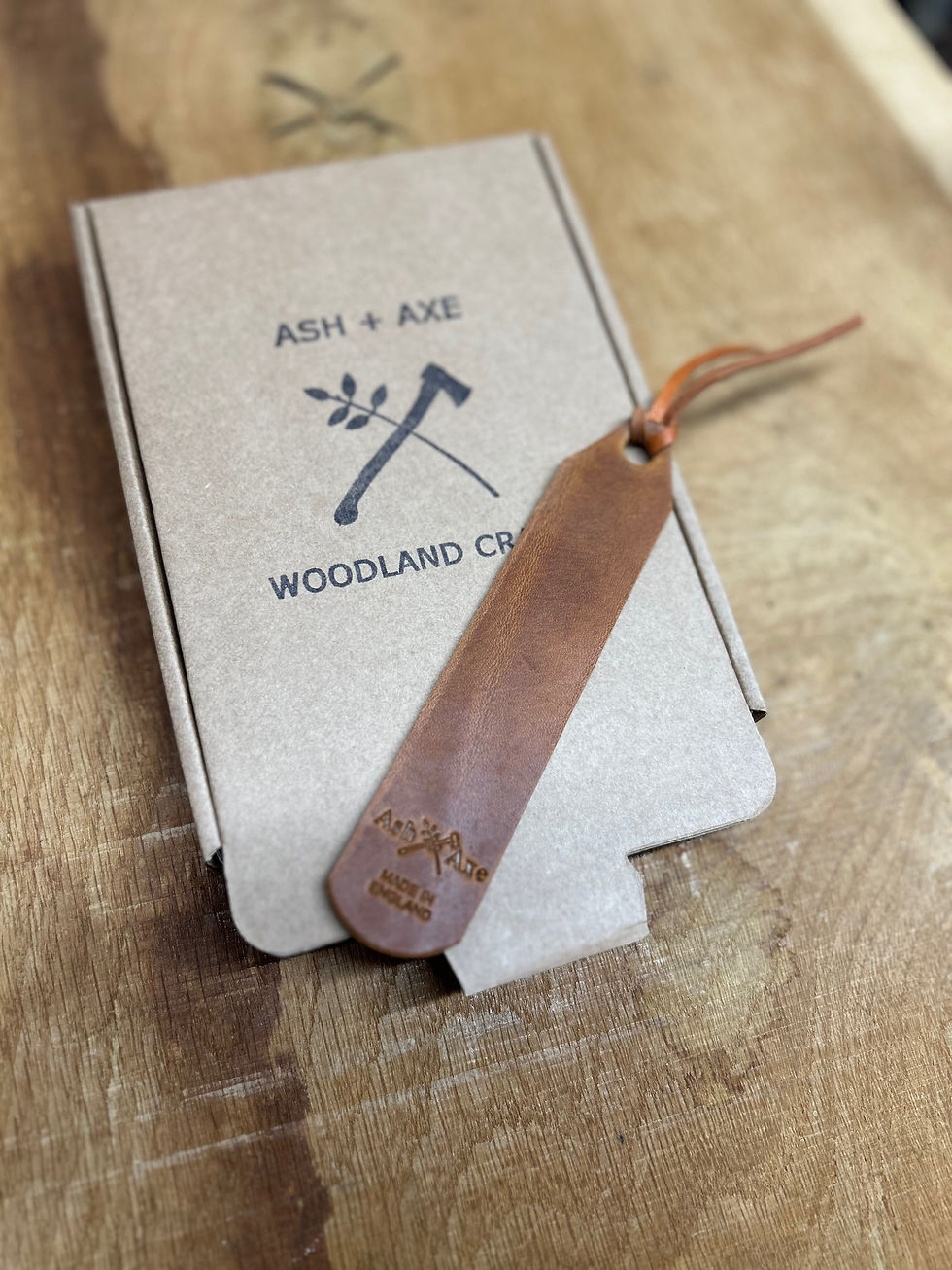 Thumbnail: Leather bookmark