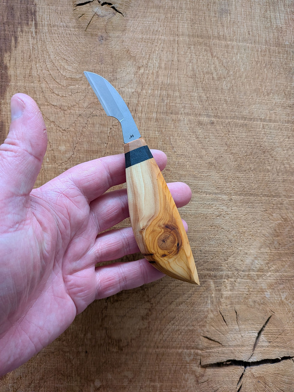 Thumbnail: English yew carver 30mm