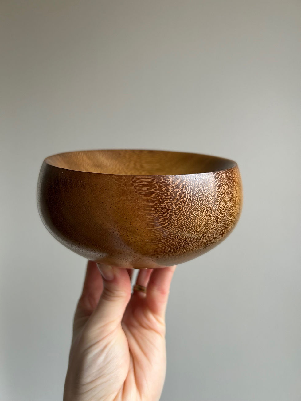 Thumbnail: HANDTURNED WOOD BOWL