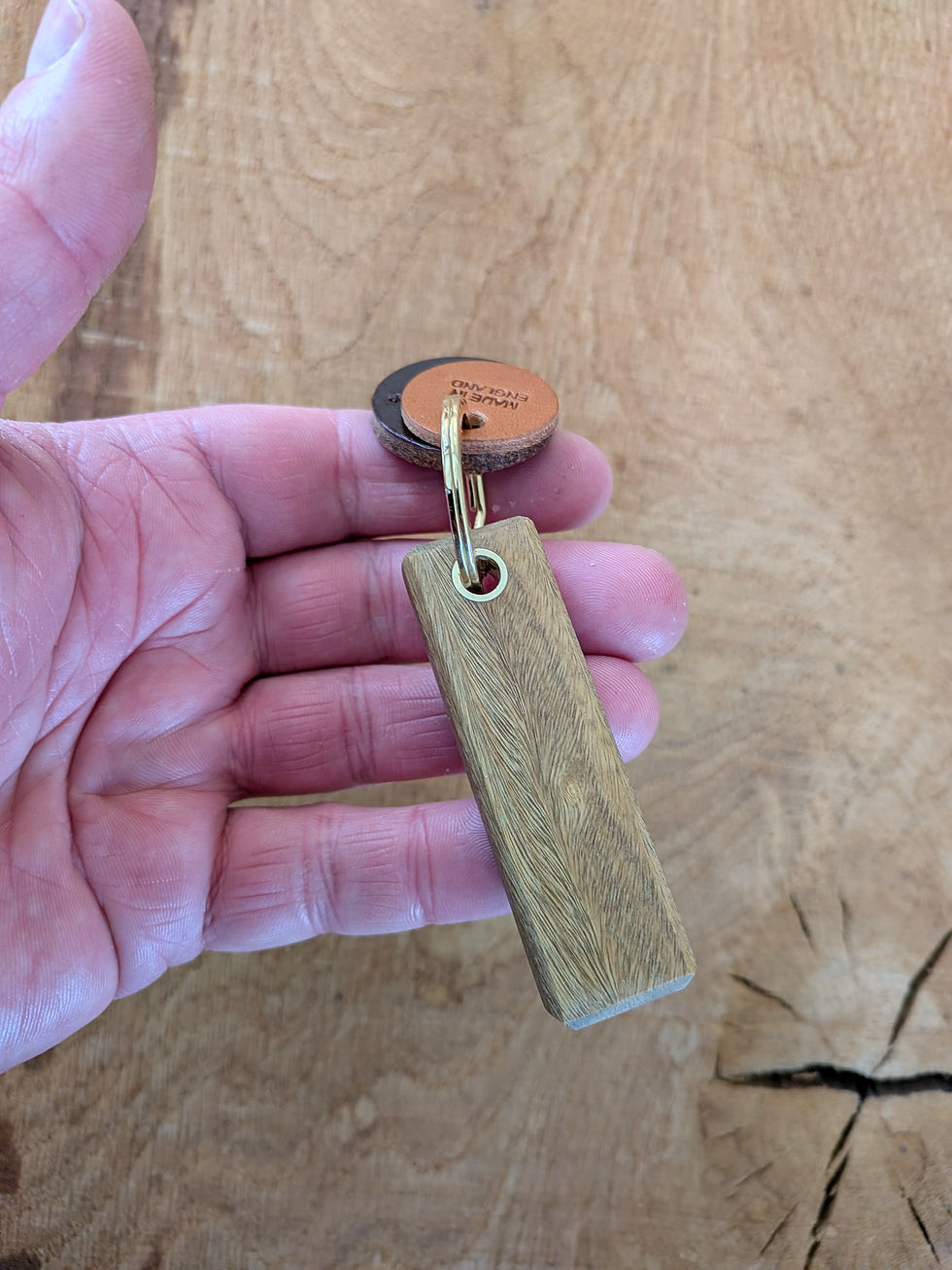 Thumbnail: Lignum Vitae keyring