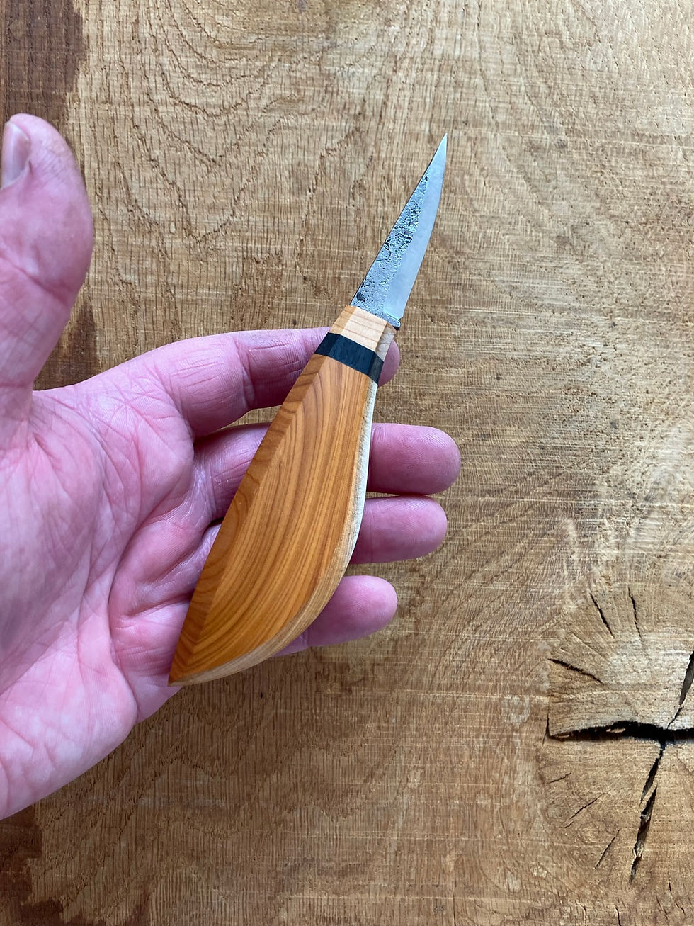 Thumbnail: English yew carver