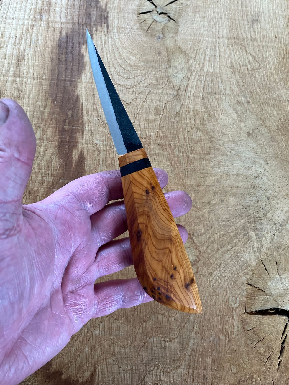 Thumbnail: English yew carver