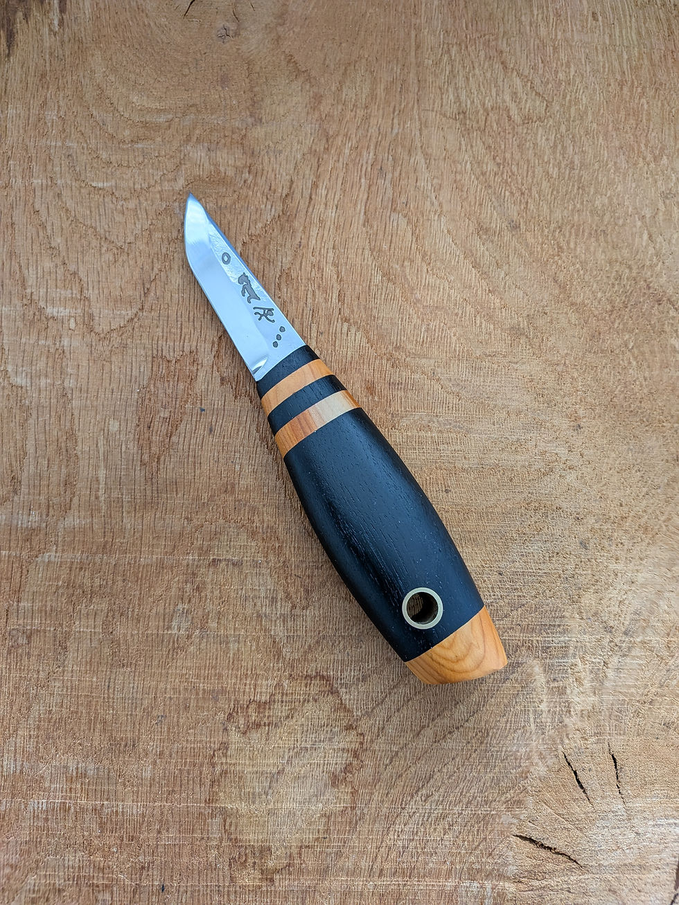 Thumbnail: Bog oak petroglyph knife