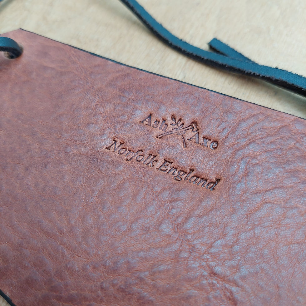 Thumbnail: Woodcarvers leather bib