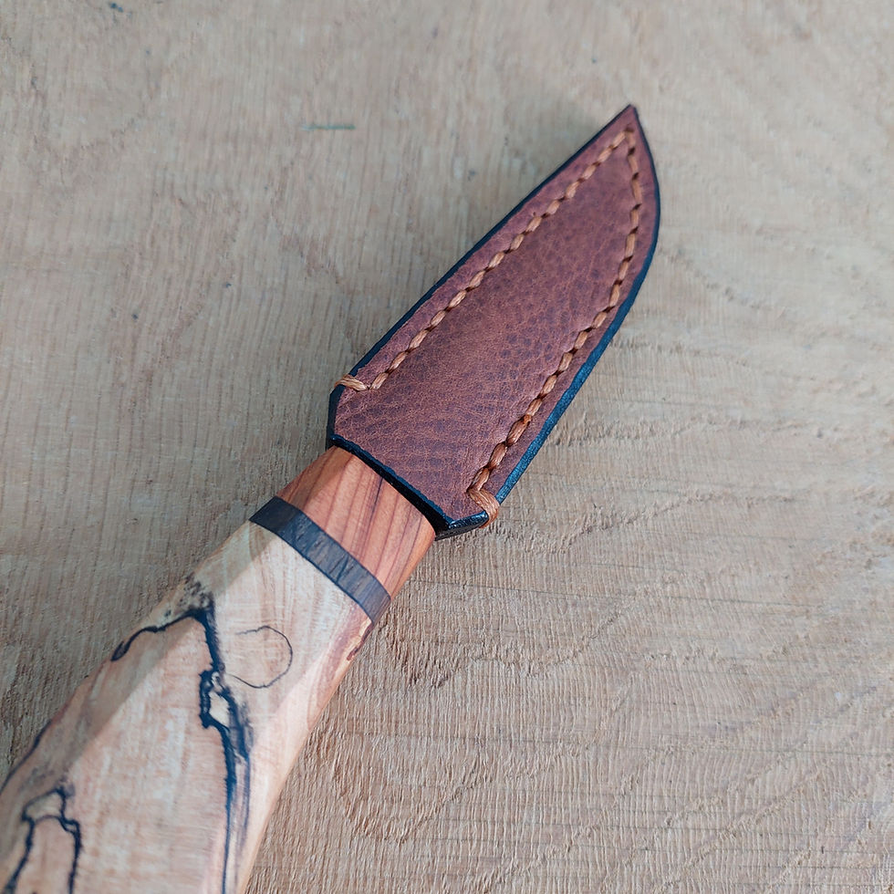 Thumbnail: Ancient spalted beech knife