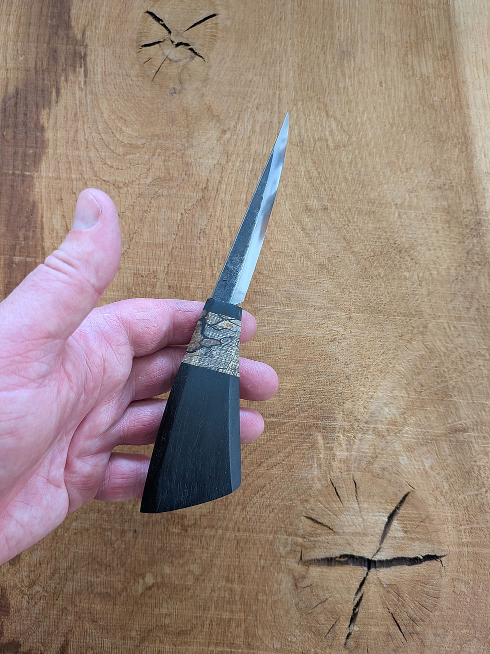 Thumbnail: 100mm ancient oak carver