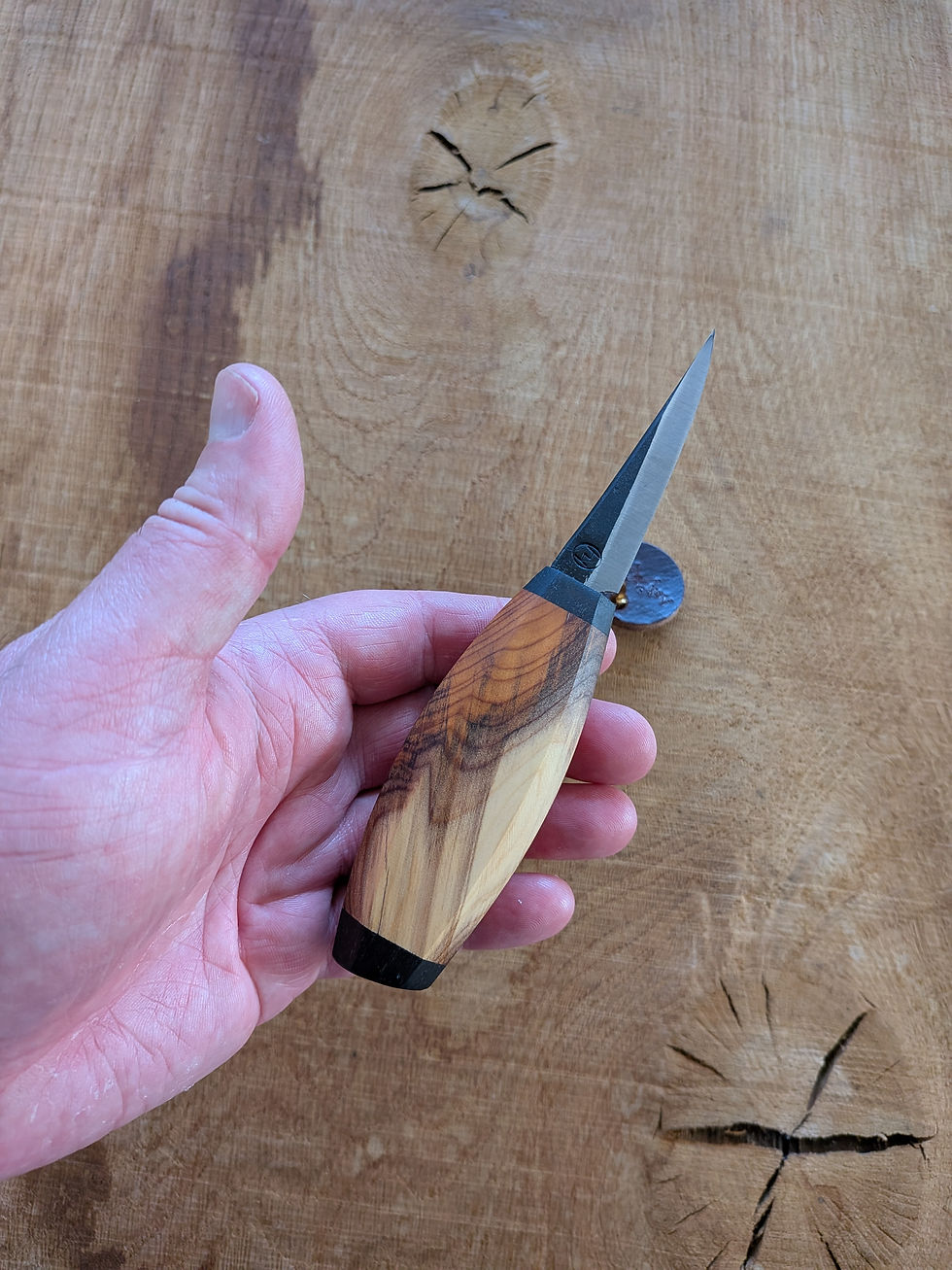 Thumbnail: 65mm yew burr carver