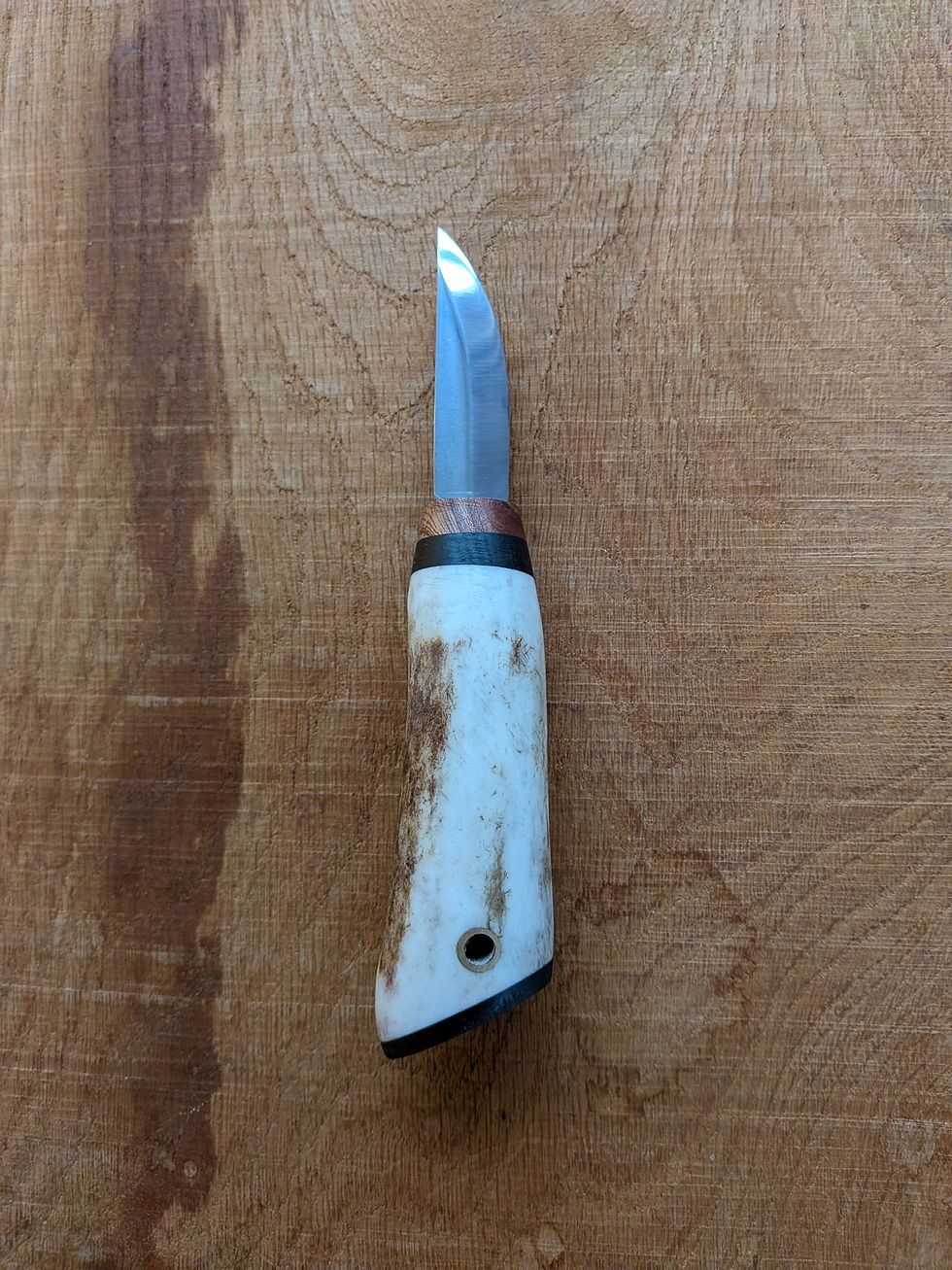 Thumbnail: Norfolk red deer antler knife