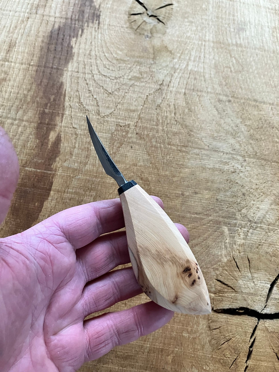 Thumbnail: Yew burr carver