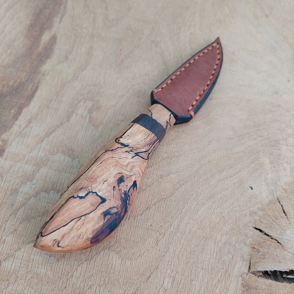 Thumbnail: Ancient Spalted beech whittler