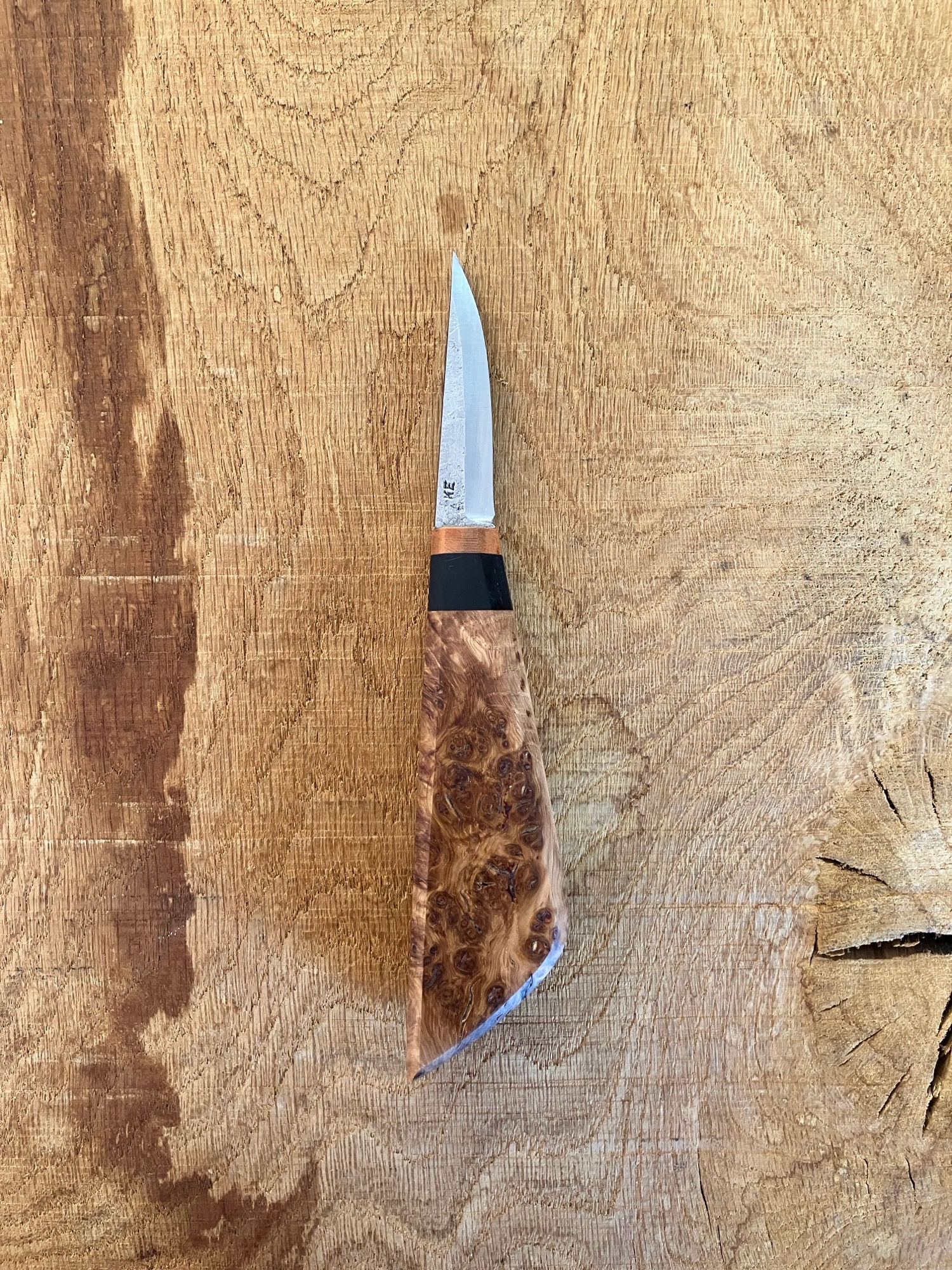 Oak burr carver
