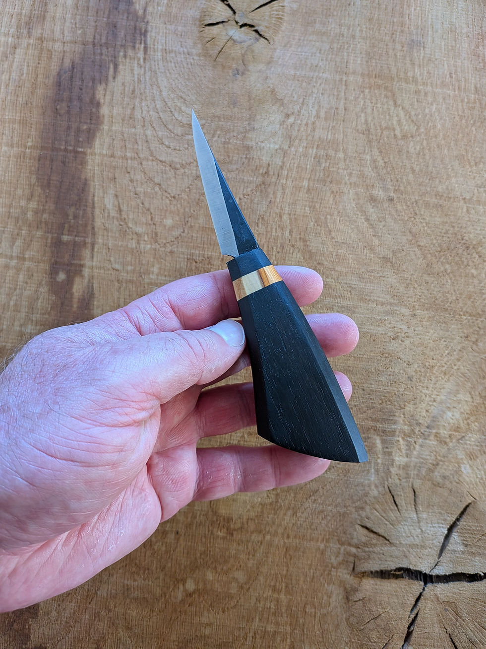 Thumbnail: 65mm bog oak carver