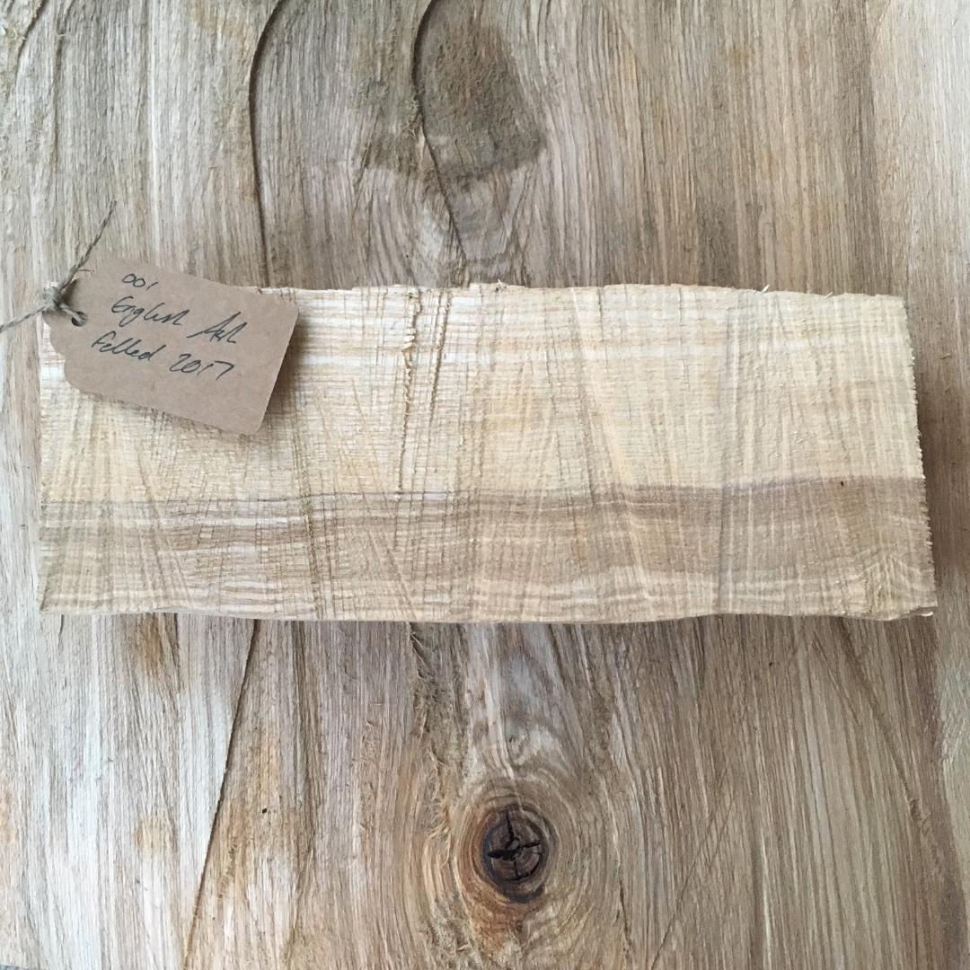 #001 English ash wood block for carving