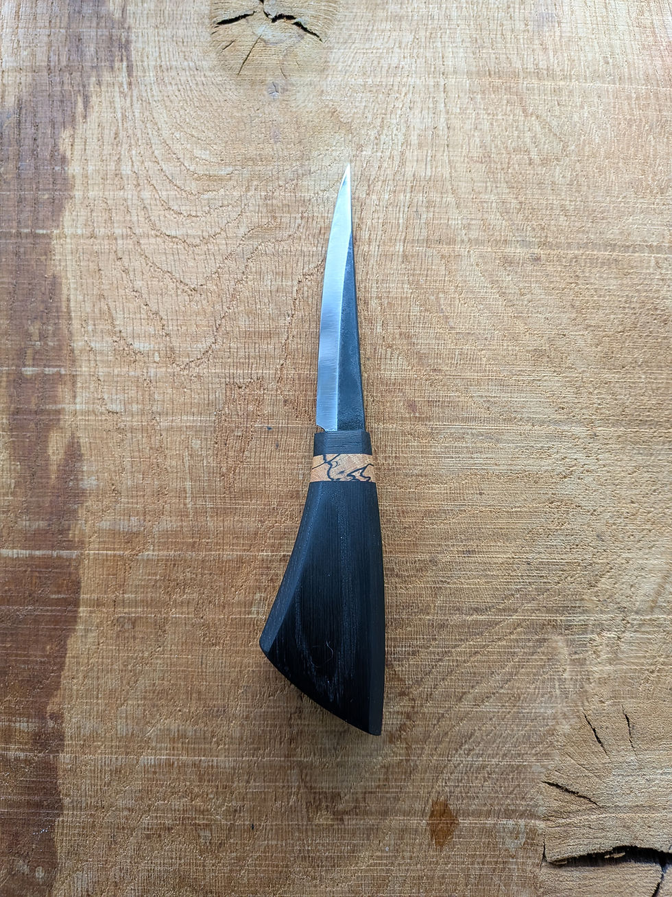Thumbnail: Ancient bog oak 100mm carver