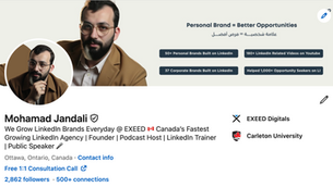     Mohamad Jandali's LinkedIn Account