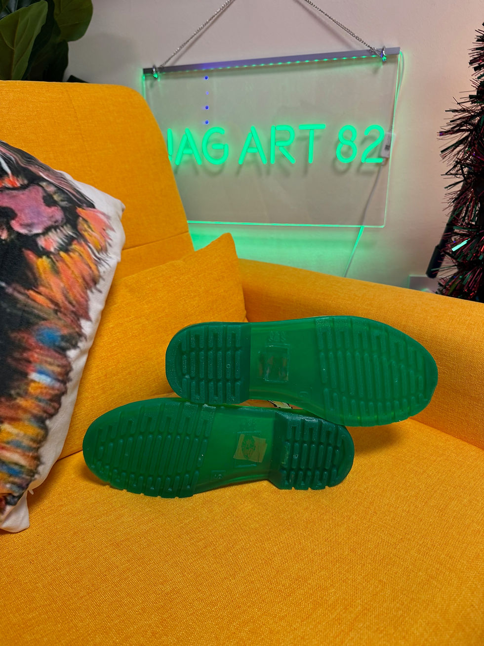 Thumbnail: Custom toadstool jelly boots