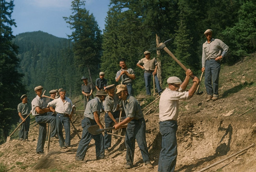 Kanadische Kriegsdienstverweigerer beim Ersatzdienst