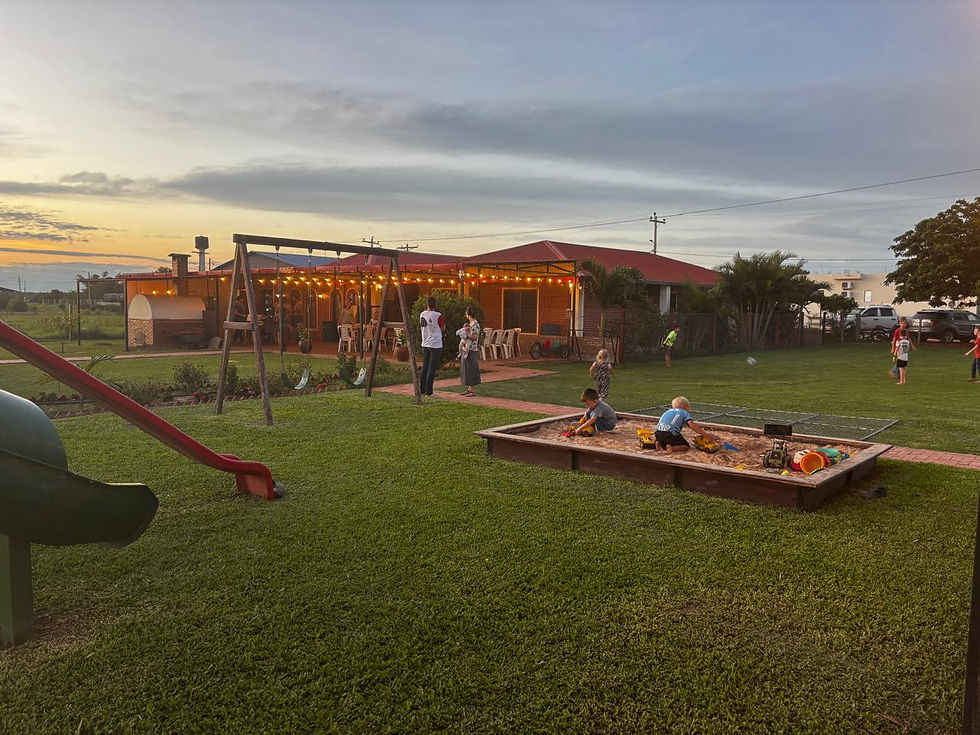 Zum Zentrum Menno Simons dazugehörige Spielplatz 