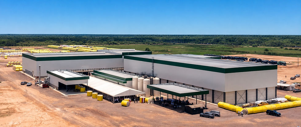 Verarbeitungsanlage für Baumwolle, erbaut 2023