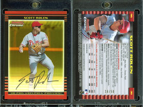 2002 Bowman Chrome - Gold Refractors #96, SN50