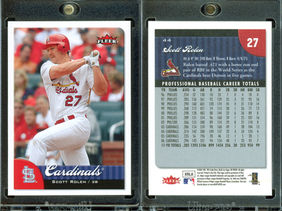 2007 Fleer #44 VAR ® symbol next to STL logo from Factory set - Scott Rolen