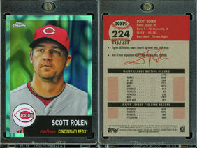 2022 Topps Chrome Platinum Anniversary #224 - Aqua Lava Refractor, SN299