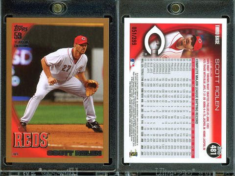 2010 Topps - Copper #481, SN399 - Scott Rolen