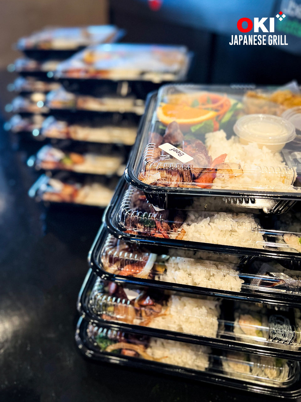 Oki Japanese Grill in Plano, TX 75093  Sushi & Hibachi Japanese Restaurant - Japanese food, Take out, Delivery, To go, Party Platter, Sushi, Nigiri, Maki Roll, Sashimi, Bento, Hibachi, Tempura, Poke, Teriyaki, Gyoza, Udon, Fried Rice, Salmon, Tuna, Sake