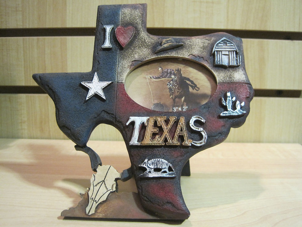 Thumbnail: Texas Shaped Photo Frames 3 different designs