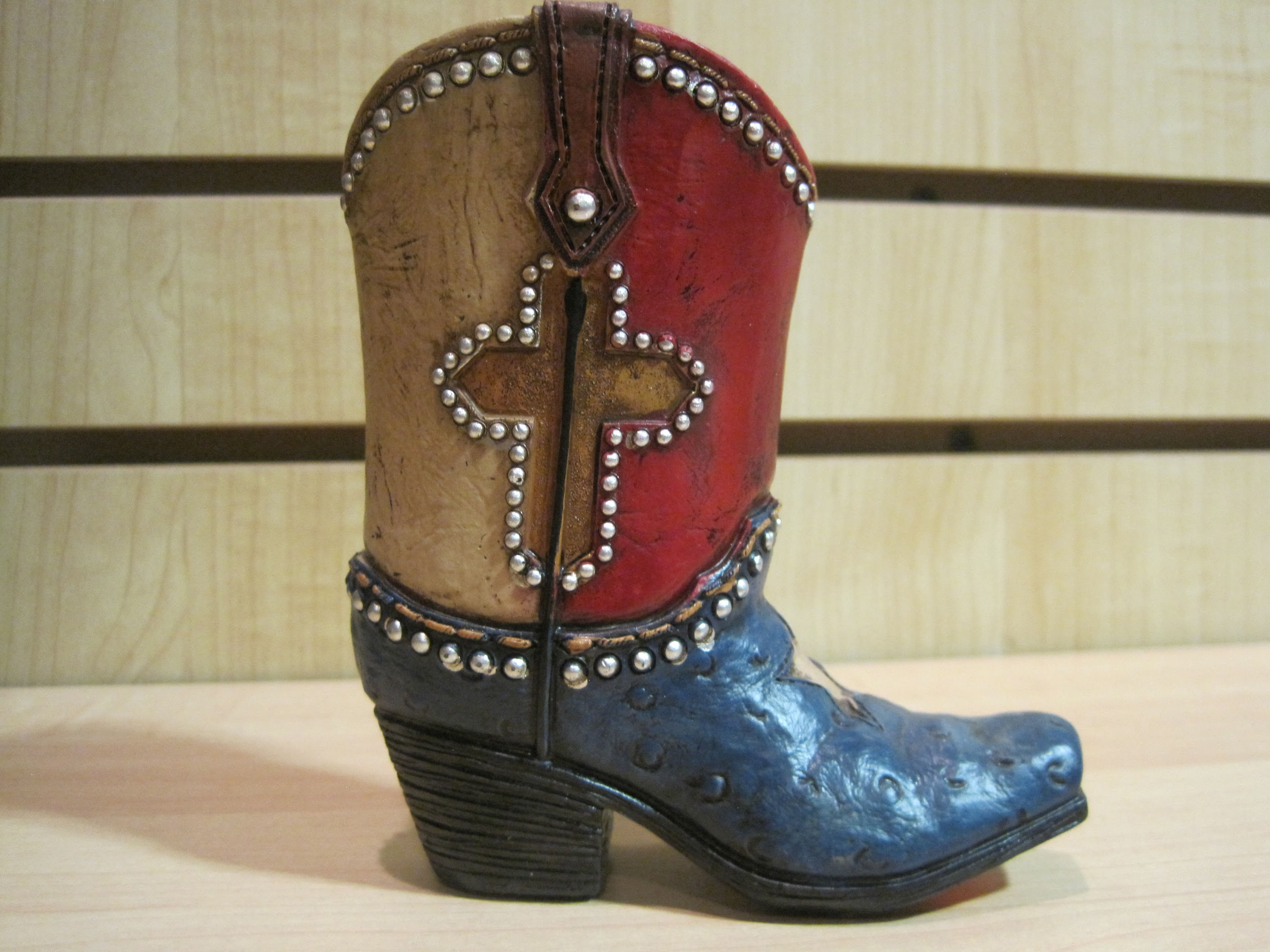 Texas color boot Stationery Holder