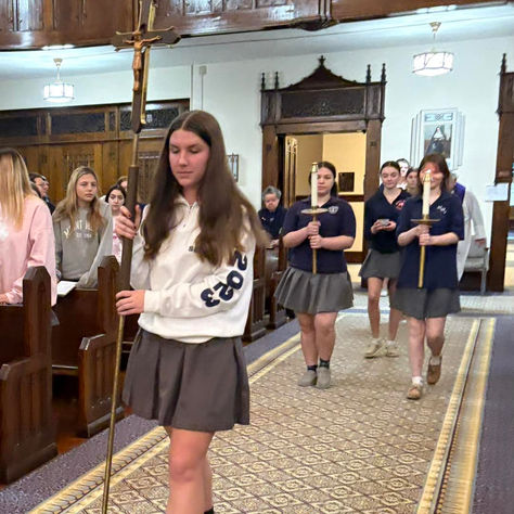 Ash Wednesday Mass at Mercy
