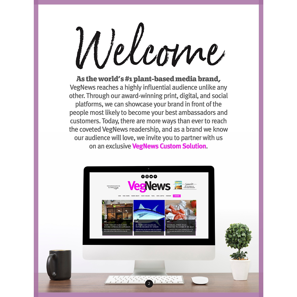 VegNews Custom Solutions Media Kit