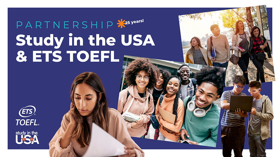 Study in the USA TOEFL Partnership presentation