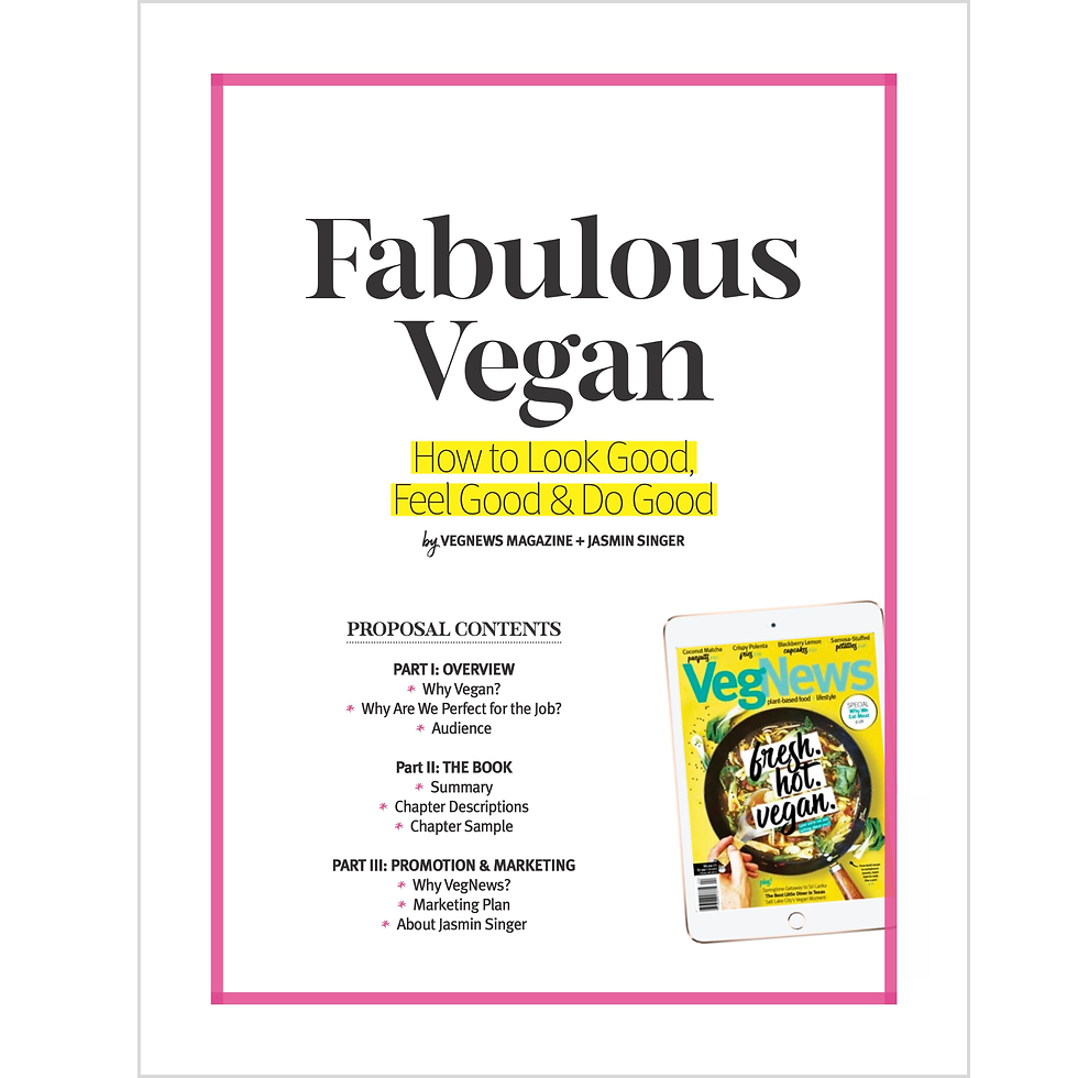 VegNews Book Proposal
