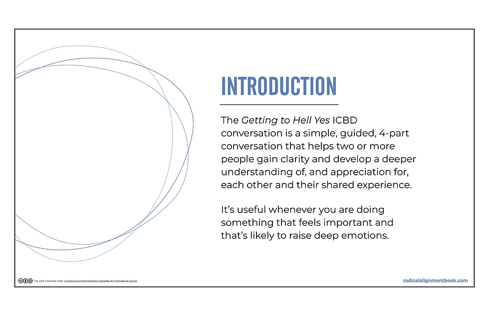 Radical Alignment presentation