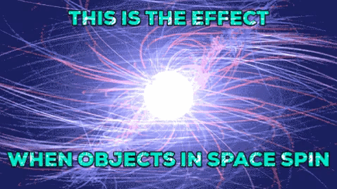 Pulsar example for spinning object affec