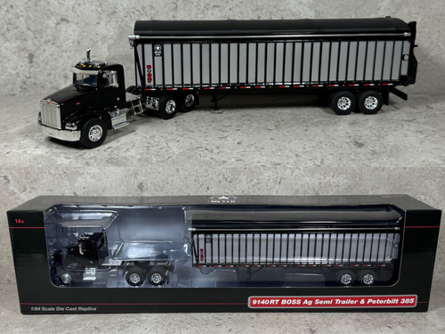 1/64 Peterbilt 385 w/ Meyer 9140RT Boss Forage Trailer | FarmToys4You