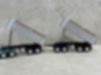 Thumbnail: 1/64 End Dump Pup Trailer Set Silver