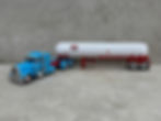 Thumbnail: 1/64 Peterbilt 389 w/ Mississippi LPG Tank Trailer Pete Transport Blue/Red
