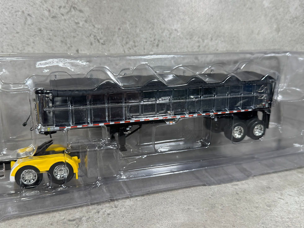 Thumbnail: 1/64 Peterbilt 379 w/ East End Dump Yellow/Chrome