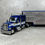 Thumbnail: 1/64 Kenworth W990 w/ Spread Axle Wilson Livestock Trailer Blue/White