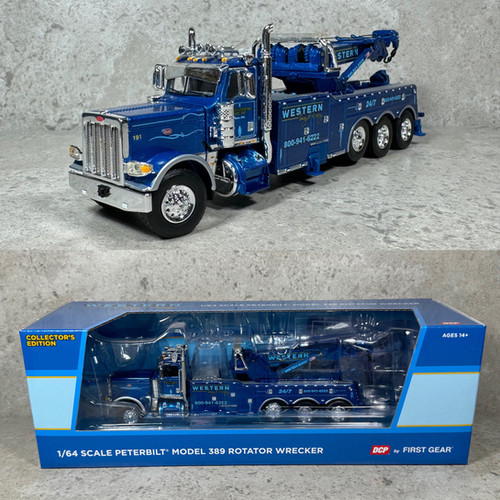1/64 Peterbilt 389 w/ Century Model 1150 Rotator Wrecker Western
