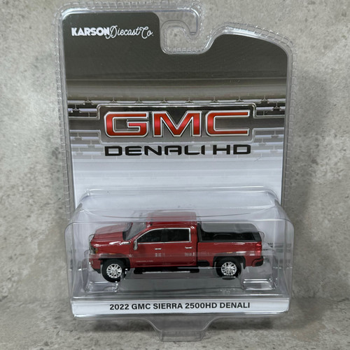 専用品トップのチューニングスケール部のクラックが残念。ソニーTFM-8484 1/64 GMC Sierra 2500 Denali Cayenne Red | FarmToys4You