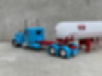 Thumbnail: 1/64 Peterbilt 389 w/ Mississippi LPG Tank Trailer Pete Transport Blue/Red